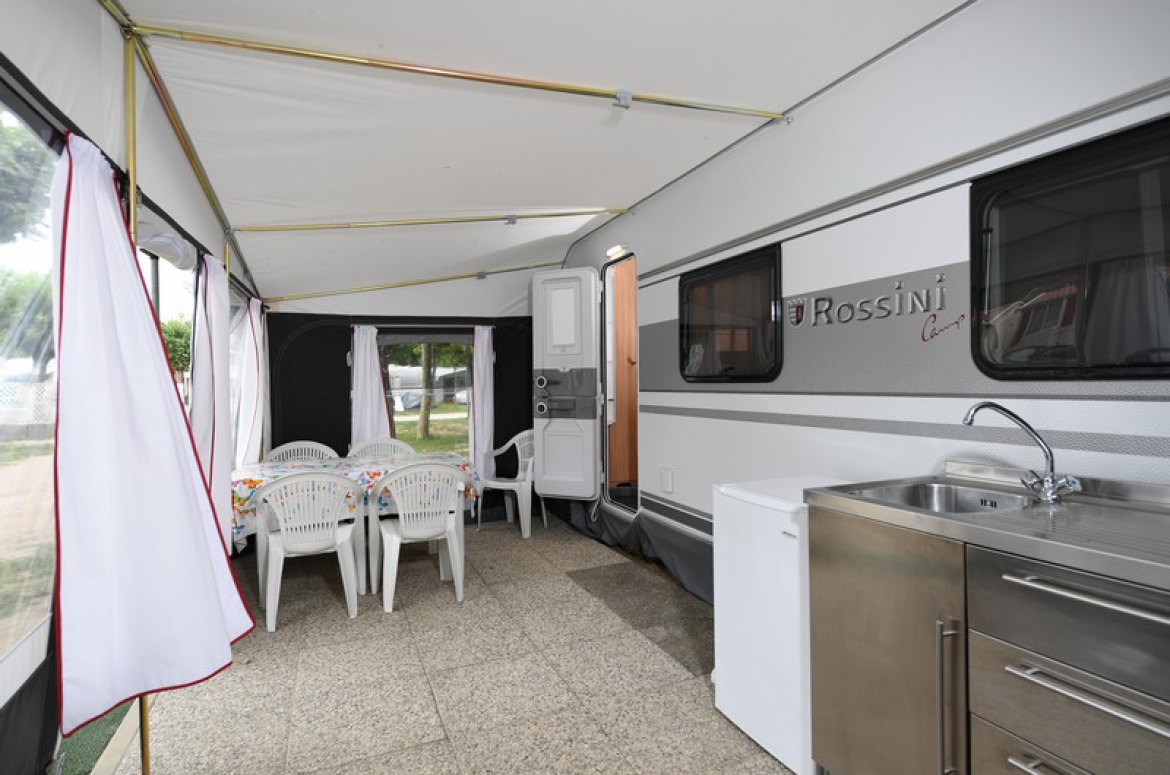 Accommodatie foto's - Ingerichte Caravans | Camping Adriatico